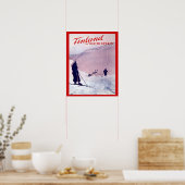  wintersport in Finland Poster (Keuken)