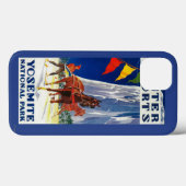Wintersport in Yosemite Poster Yosemite, CA Case-Mate iPhone Case (Achterkant (horizontaal))