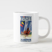 Wintersport in Yosemite Poster Yosemite, CA Grote Koffiekop (Rechts)