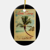 Wintersport Keramisch Ornament (Voorkant)