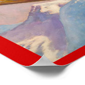  Wintersport, Lady ski jumper Poster (Hoek)