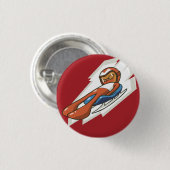 Wintersport Luge Flair Button (Voorkant /achterkant)