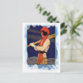  wintersport - Mode op de skipistes Briefkaart (Staand voorkant)