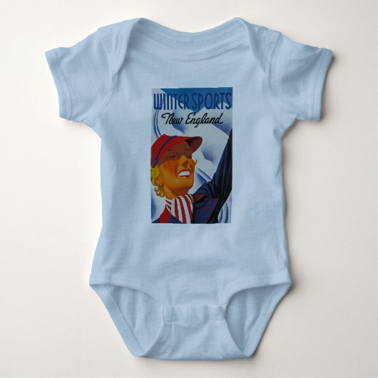 Wintersport New England Romper (Voorkant)