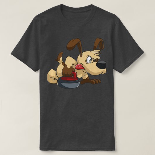 wintersport op ijs t-shirt (Design voorkant)