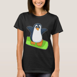 Wintersport Penguin Snowboard T-shirt