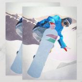 Wintersport_ platte Kaart (Voorkant / Achterkant)