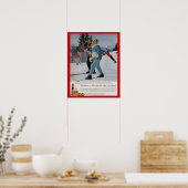  wintersport Rheingold bier Poster (Keuken)