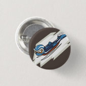 Wintersport Skelet Flair Pinback Ronde Button 3,2 Cm (Voorkant /achterkant)
