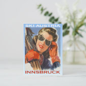  wintersport, Ski Austria, Innsbruck Briefkaart (Staand voorkant)
