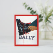  wintersport, Ski Boots, Bally Briefkaart (Staand voorkant)