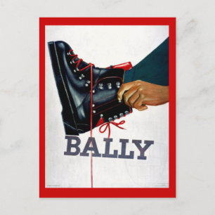 wintersport, Ski Boots, Bally Briefkaart