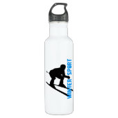 Wintersport Ski Fles 2 (Voorkant)