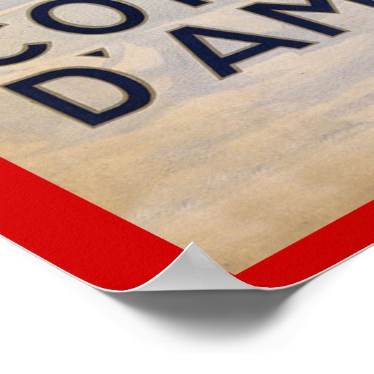  wintersport, Ski Italië, Cortina d'Ampezzo Poster (Hoek)