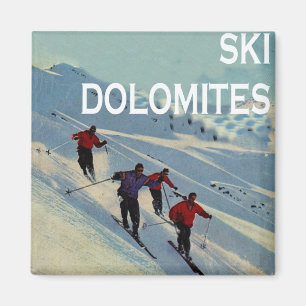 wintersport, Ski Italië, Dolomites Magneet