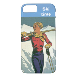 Wintersport - Ski-tijd Case-Mate iPhone Case