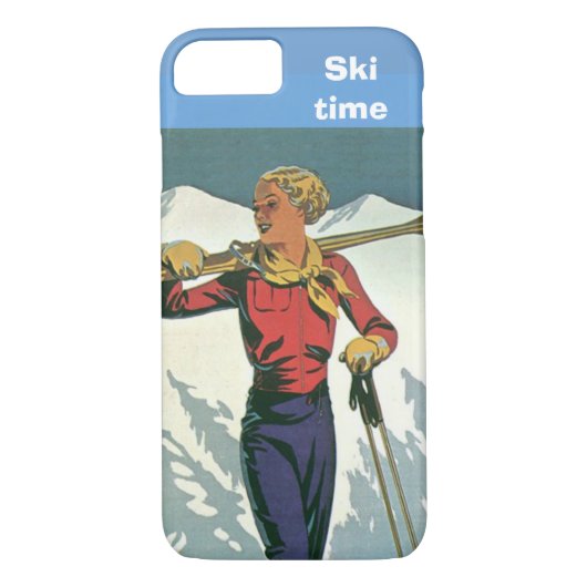 Wintersport - Ski-tijd Case-Mate iPhone Case (Achterkant)