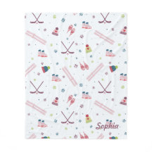 Wintersport Skiën Hockey Custom Holiday