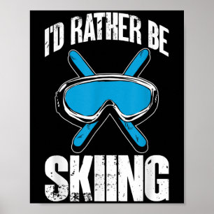 Wintersport Skifunny Skiloper Ik Ging Liever Skilo Poster