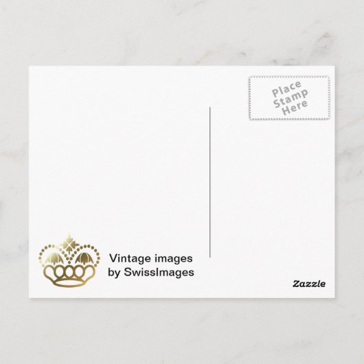  wintersport - Skis en hellingen Briefkaart (Achterkant)