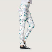 Wintersport Vakantie Fun Pattern Leggings (Rechts)
