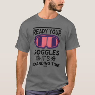 Wintersport Wintervakantie lawine sneeuw cadeau T-shirt
