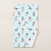Wintersportpatroon Bad Handdoek (Handdoek)