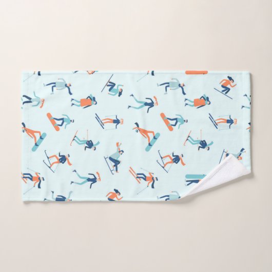 Wintersportpatroon Bad Handdoek (Handdoek)