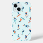 Wintersportpatroon Case-Mate iPhone Case (Achterkant)