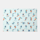 Wintersportpatroon Deurmat (Voorkant)