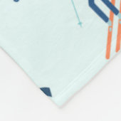 Wintersportpatroon Fleece Deken (Hoek)