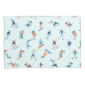 Wintersportpatroon Kussensloop (Voorkant-Rechts)