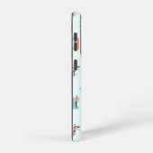 Wintersportpatroon Samsung Galaxy Hoesje (Rechterkant)