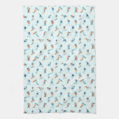 Wintersportpatroon Theedoek (Verticaal)