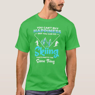 Wintersportvakantie Snowboards grappige vrienden T-shirt