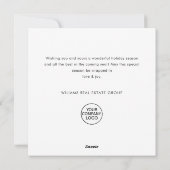  Winterstad Kerst Bedrijf Feestdagenkaart (Achterkant)