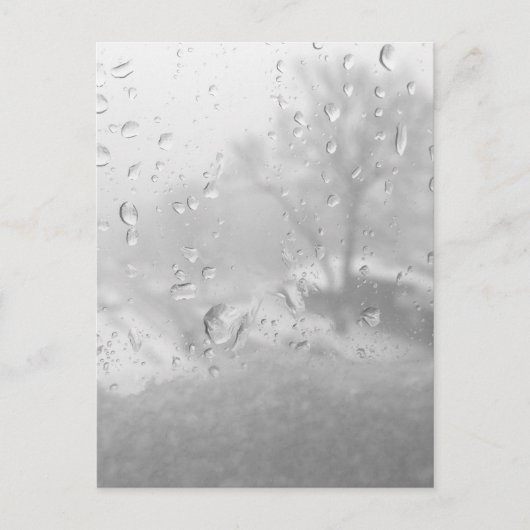 winterstadvenster briefkaart (Voorkant)