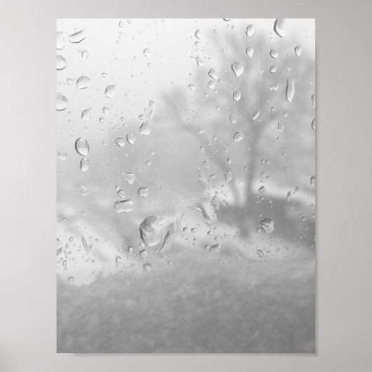 winterstadvenster poster (Voorkant)