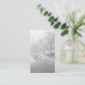 winterstadvenster visitekaartje (Staand voorkant)