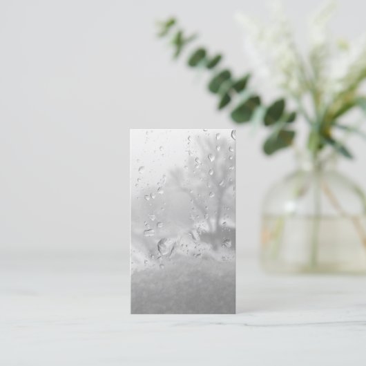 winterstadvenster visitekaartje (Staand voorkant)