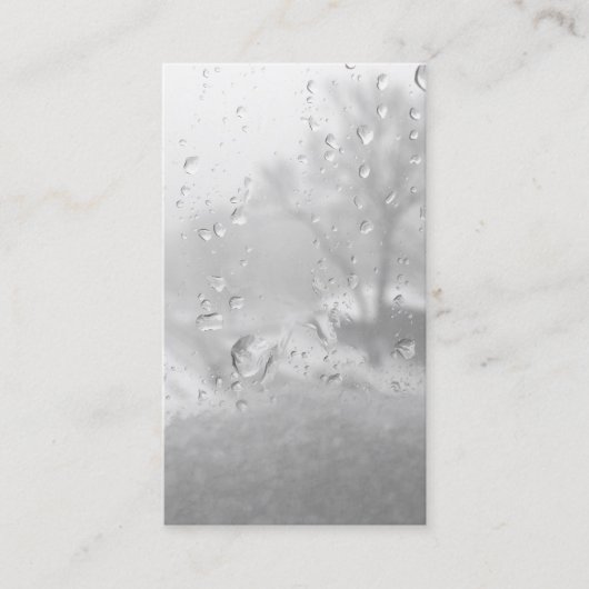 winterstadvenster visitekaartje (Voorkant)