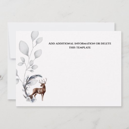 Winterstag pijnappelpitten save the date (Achterkant)