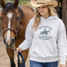 Winterstal paardenhoodie voor meisjes hoodie