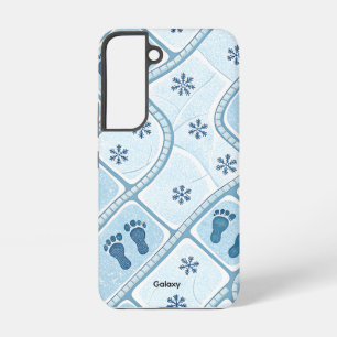 Winterstappen Galaxy S22 Hoesje Samsung Galaxy Hoesje