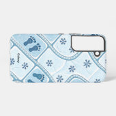 Winterstappen Galaxy S22 Hoesje Samsung Galaxy Hoesje (Achterkant horizontaal)