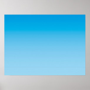 WINTERSTEMMING – Ijsblauw licht tot diep Poster