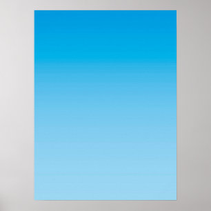WINTERSTEMMING – Ijsblauw licht tot diep Poster