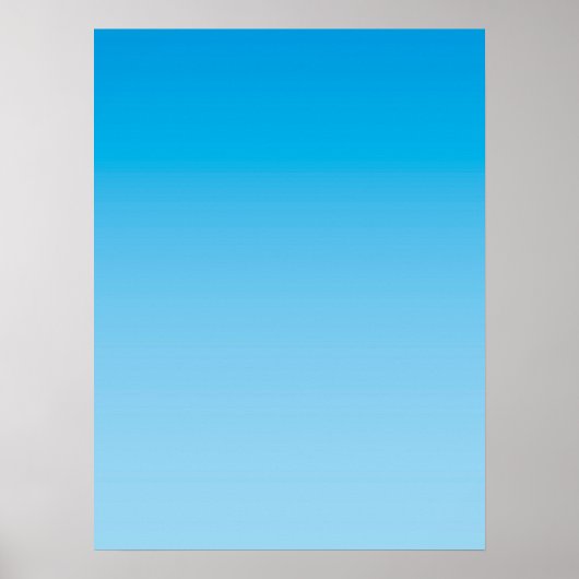 WINTERSTEMMING – Ijsblauw | licht tot diep | Poster (Voorkant)