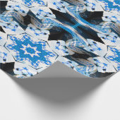 Wintersterren.... Cadeaupapier (Hoek)