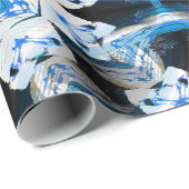 Wintersterren.... Cadeaupapier (Rol Hoek)